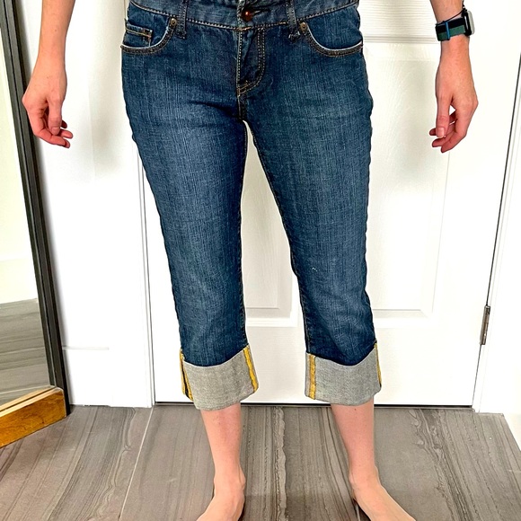 Vintage Capri Cuffed Jean  Express/X2. Size 0 - Picture 10 of 10